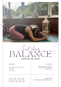 Find your balance - emotional balance and release